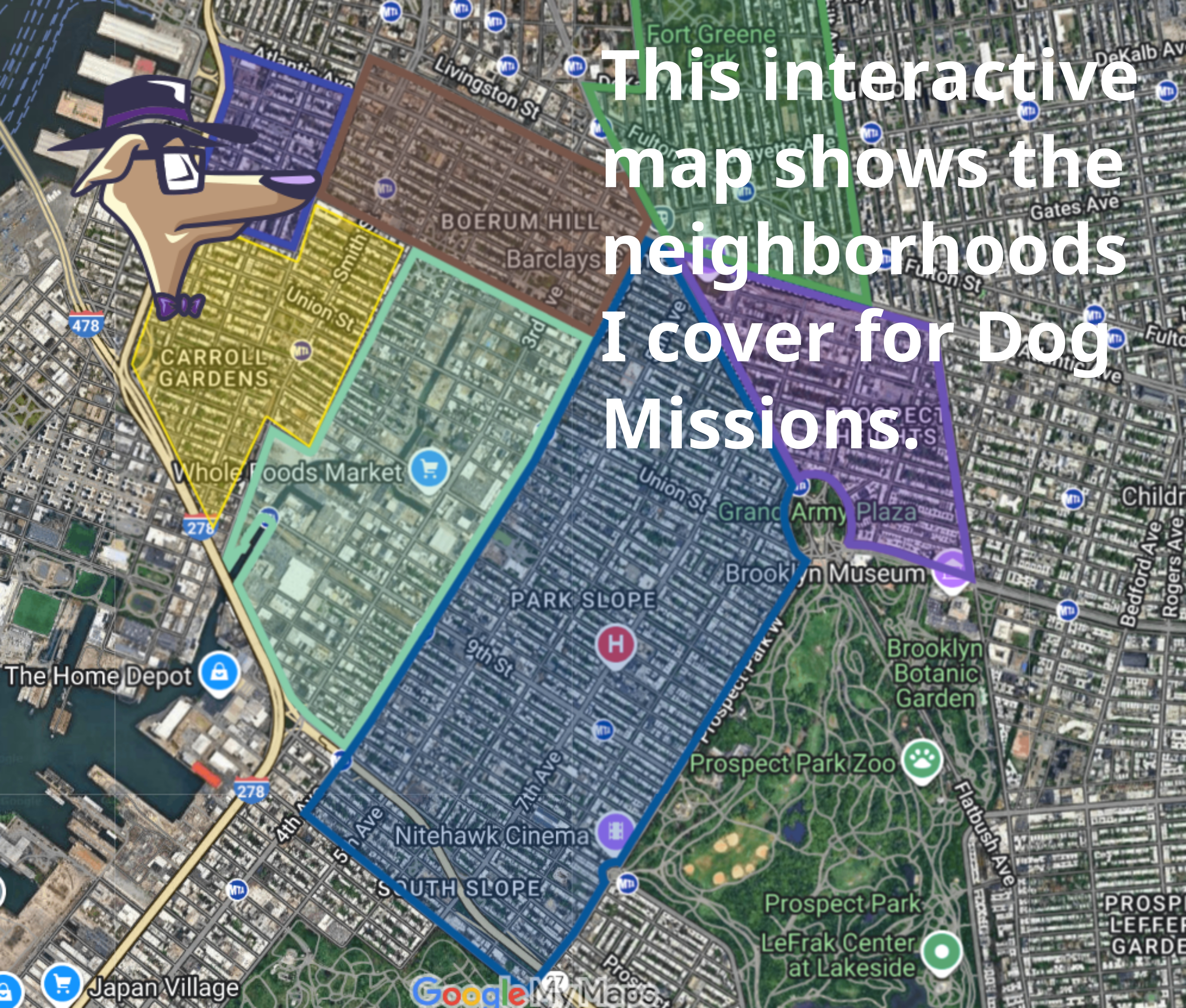 Where I work: interactive map of Park Slope, Prospect Heights, Gowanus, Carroll Gardens, and Boerum Hill